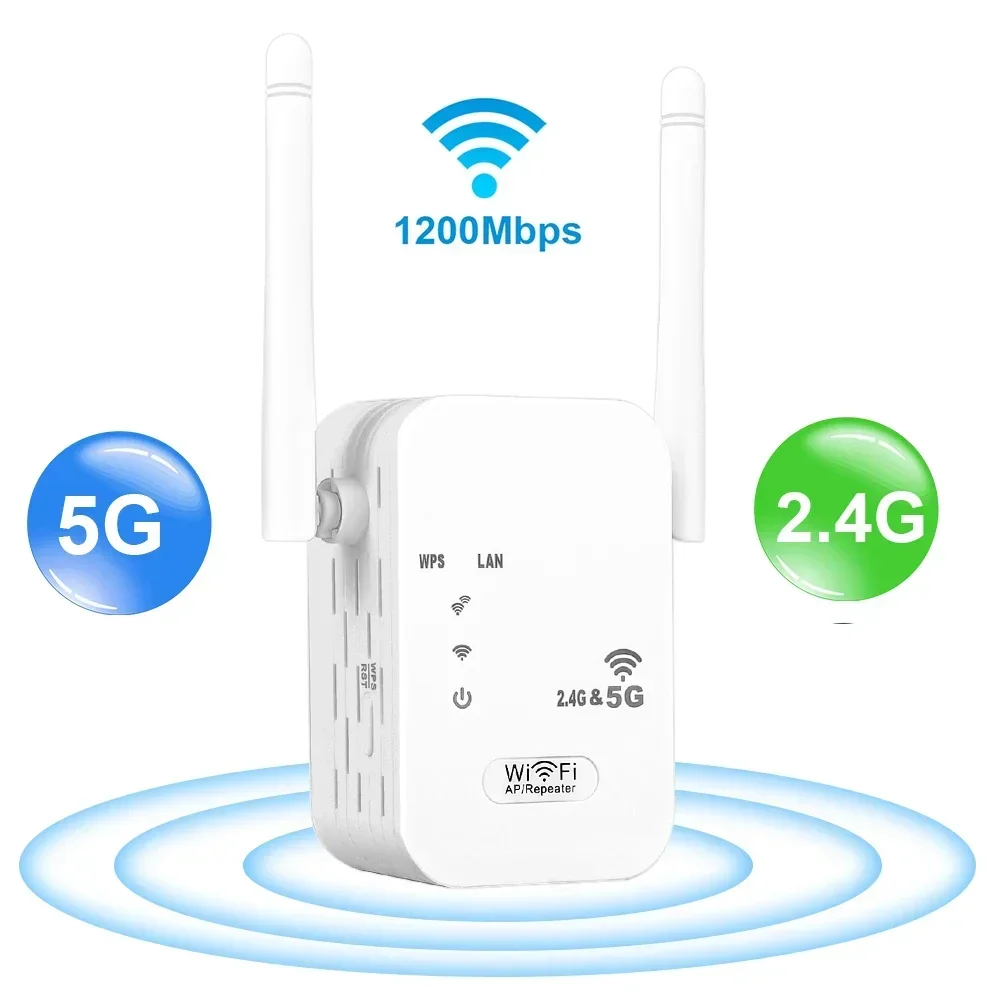 

Ретранслятор Wi-fi, 1200 Мбит/с, 5 ГГц