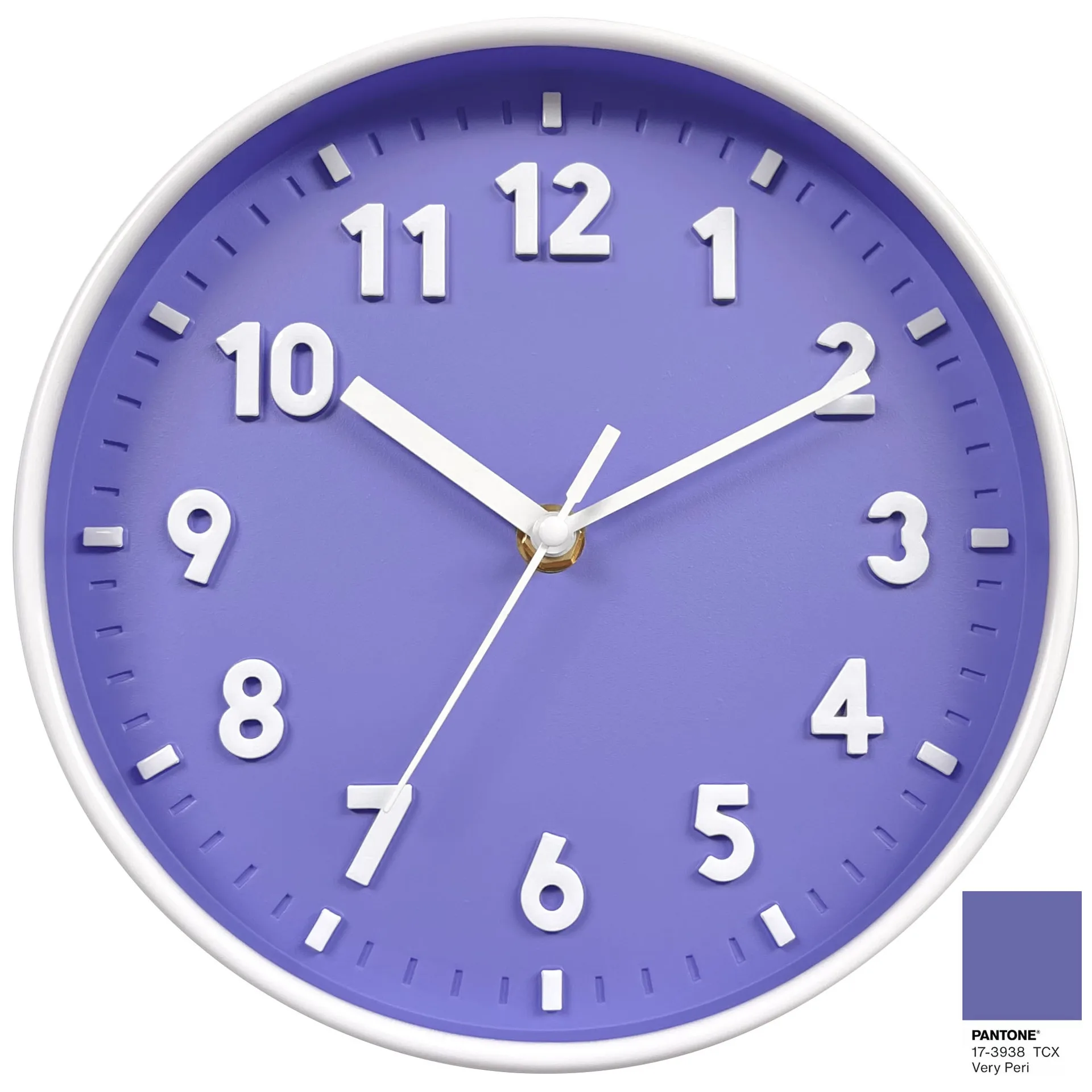 Minimalist Small Wall Clocks With Frame Transparent Plastic Candy Colors Mute Hanging Watch Clock Living Room Home Decor