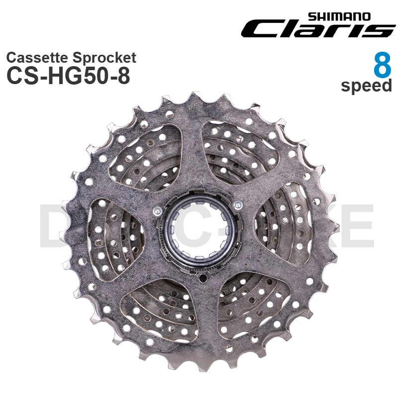 SHIMANO CLARIS - 8-Speed Road Cassette Sprocket CS-HG50-8 1-28T