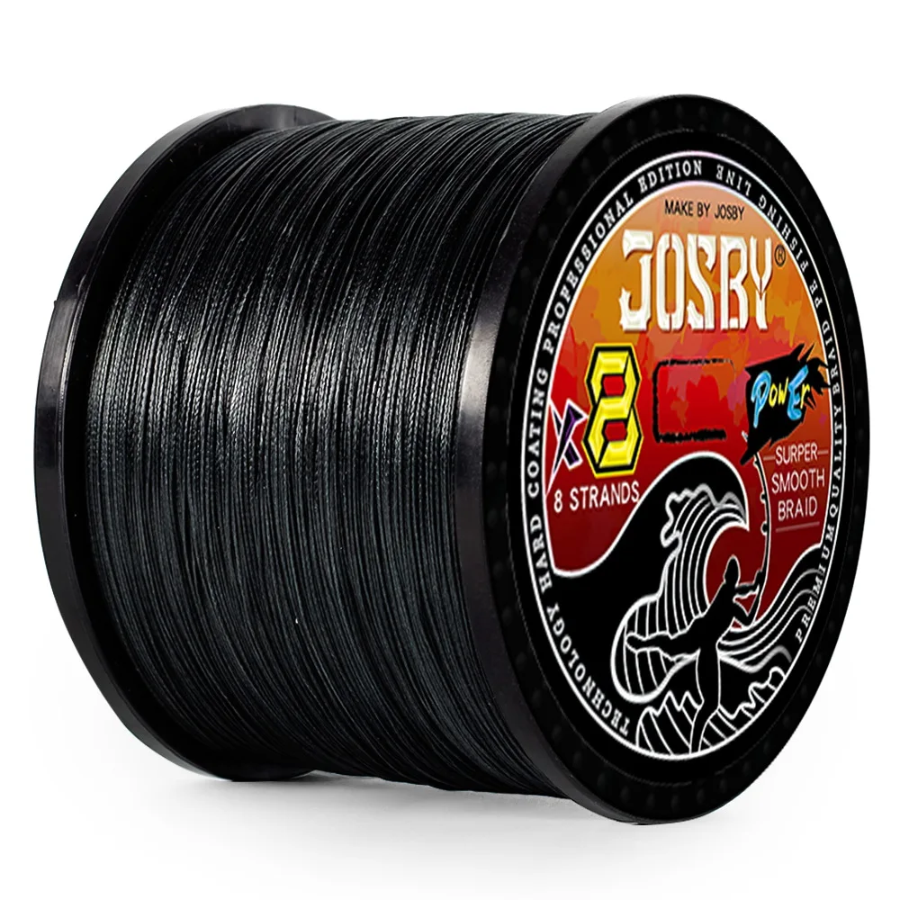 JOSBY X8 Strand 300M 100M 500M 1000M PE Braided Fishing Line 22-100LB Multifilament Floating Wire Fly Carp Sea Saltwater Pesca fishing line fishing tackle