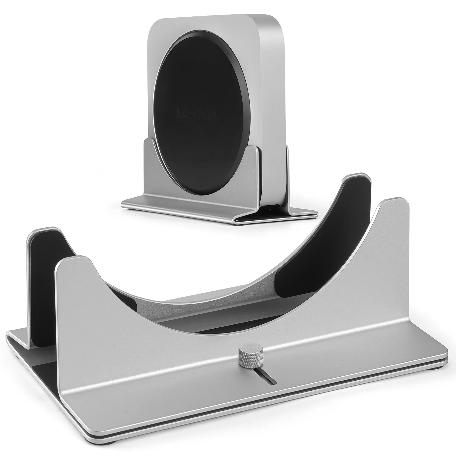 Suporte de Material de Alumínio Ajustável para Mac Mini Ajustável de 10 a 52 mm Suporta Mini pc e Todos os Laptops
