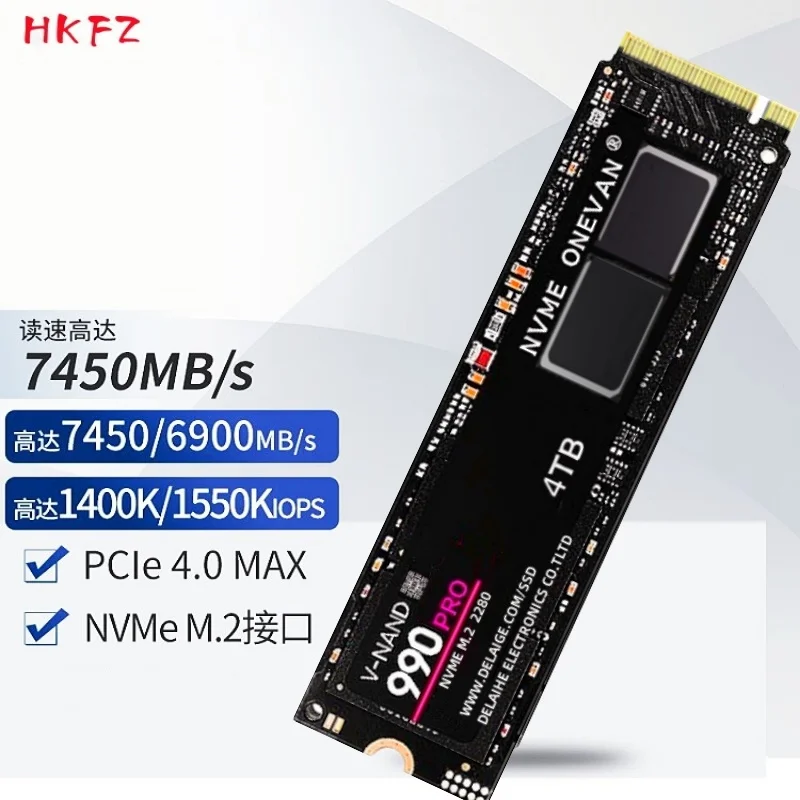 M.2 990 pro 4TB 2TB 1TB 2280  Hard drive disk NVME 2.5 inch ssd TLC 5600MB/s internal Solid State Drives for laptop and desktop 2