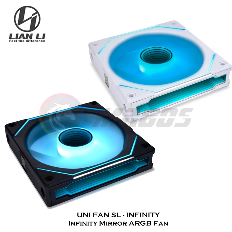 Lian li Sl140 Infinity Argb Espelho Ventilador de Refrigeração de Água Clutter- para Computador Case & Radiator Slin140 - Imagem 4