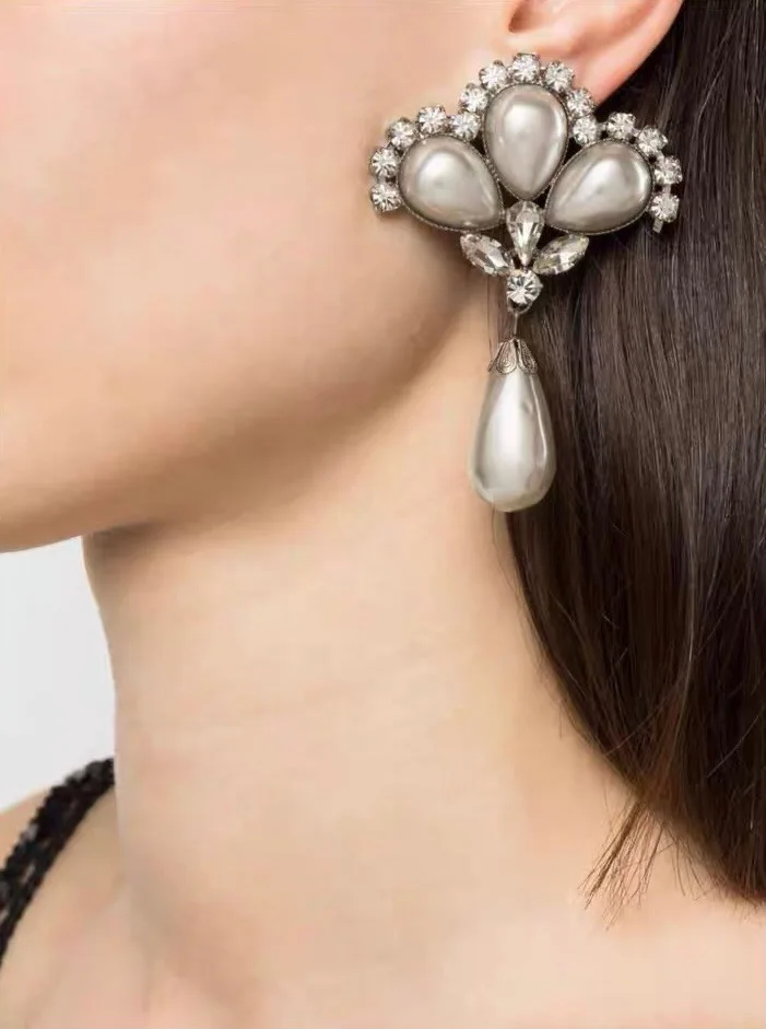 Earrings Fashion Personality Scallop Ear Clips For Clothes Things Women Accessories Para Mujer Broches  Ropa Mujer