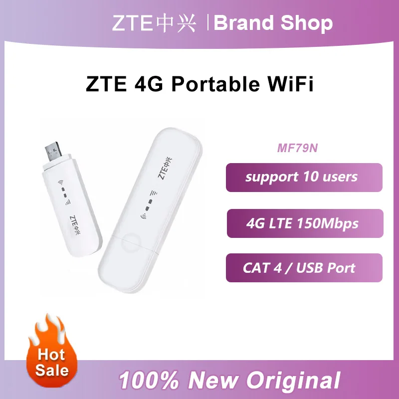 Original Unlocked ZTE MF79N MF79U CAT4 150Mbps 4G LTE USB Modem 3G/4G