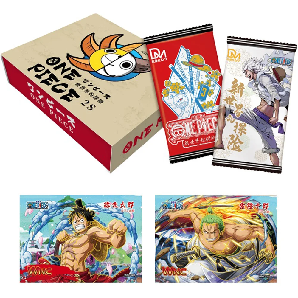 

One Piece Collection Cards Anime Characters Trading Game Luffy Zoro Sanji Nami TCG Booster Box Rare Cards Toys Children Gifts