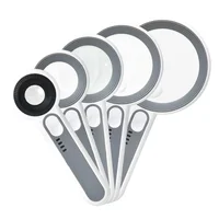 Rechargeable 12X Portable Magnifying Glass with LED Light for Seniors Reading Jewelry Craft Coin Stamp Inspection Repair