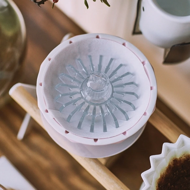 Coffee Filter Paper Assistant Paragon Filter Cup T1 Filter Paper Press Cone Hot Water Stamping Coffee Accessories coffee filter paper