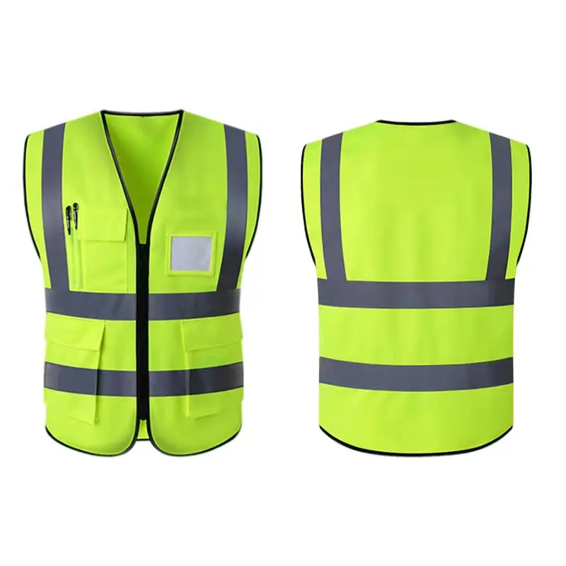 

Reflective Safety Vest Working High Visibility Police Safety Vests Rider Jacket Mesh Breathable Fabric For Desert Hot Areas