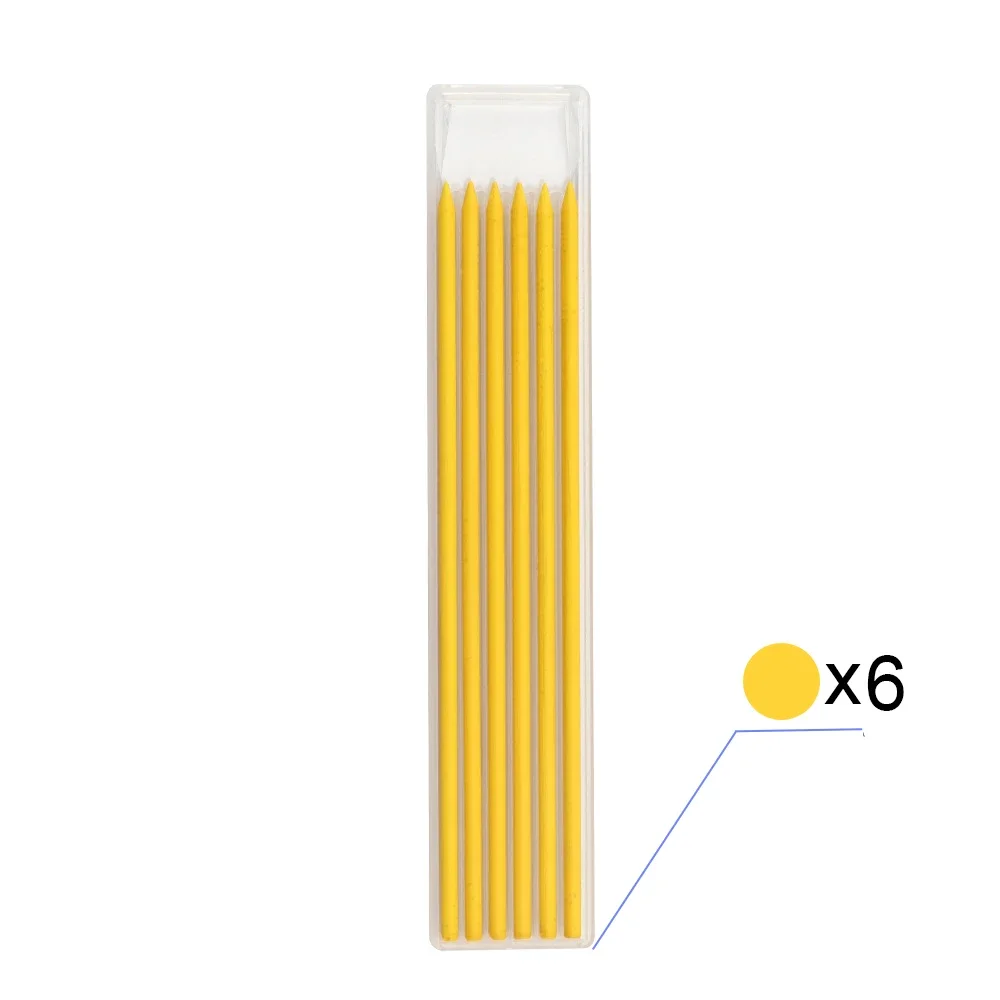 Solid Carpenter Mechanical Pencil with Built-in Sharpener for Woodworking and Construction