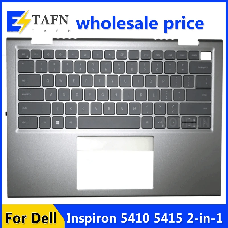 Nuovo Originale Per Dell Inspiron 5410 5415 2-In-1 P147G Laptop Palmrest Case Tastiera Versione Inglese Usa Cover Superiore