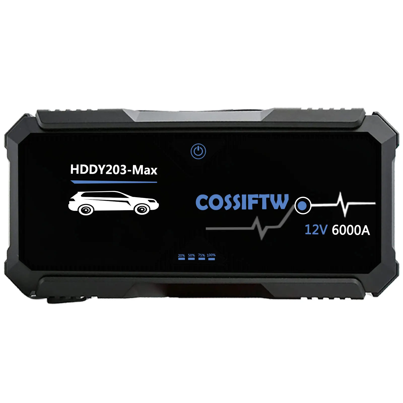 6000 Peak Amp Portatile Jump Starter E Power Pack Heavy Duty Truck Jump Starter Power Bank Escavatore Batteria Di Emergenza Booster