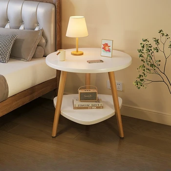 Comodino di vendita caldo Comodini moderni in legno di lusso Tavolino laterale per letto grande per camera da letto 1