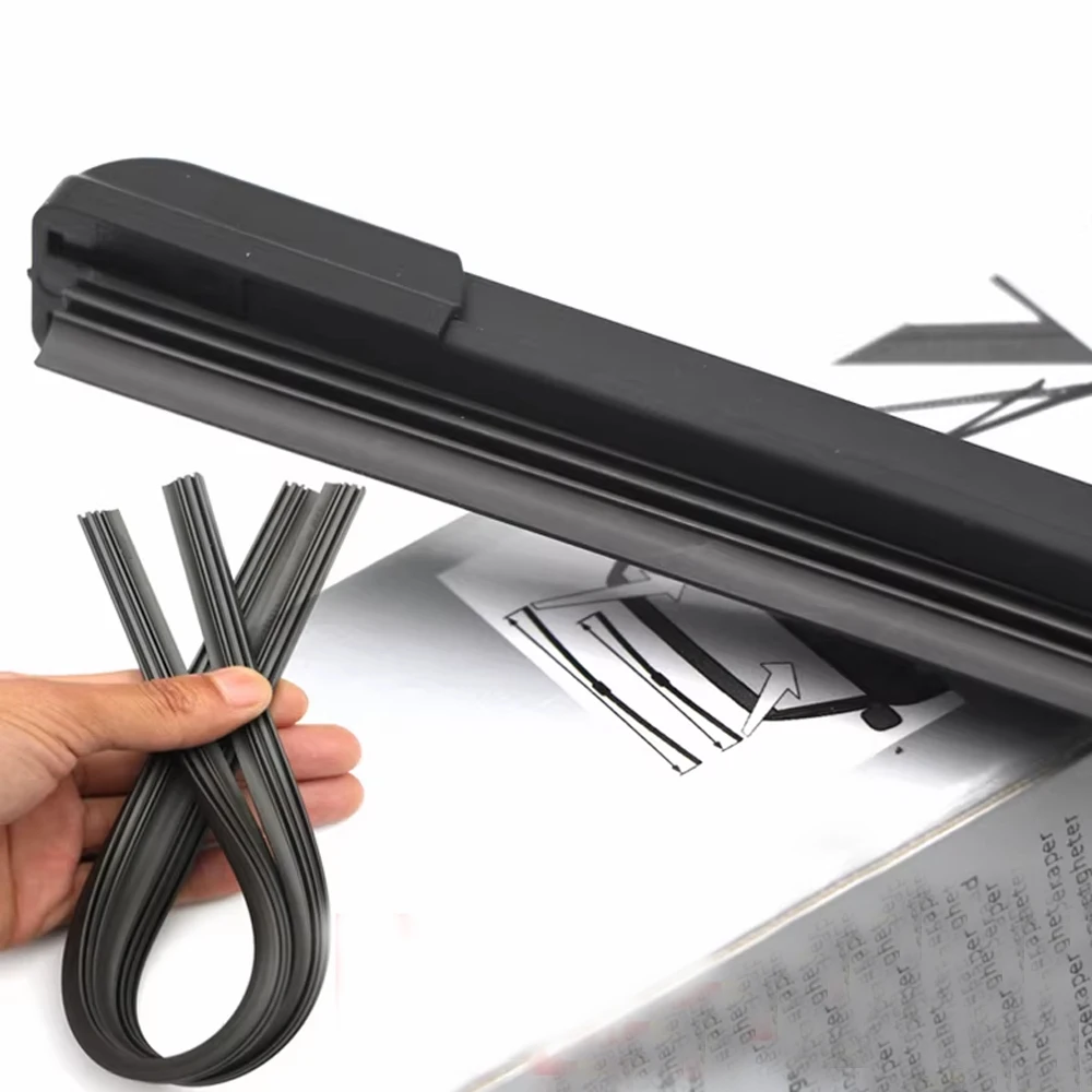 Windscreen Wipers for Mitsubishi Pajero Montero Shogun V33 V31 1991~1999 Rubber Blade Front Rear Windshield Brushes Accessories - 3