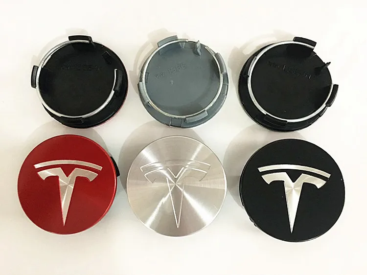 4pcs 56mm Wheel Hub Center Caps For Tesla Model 3 Model Y Badge Cover Hubcaps for Tesla Y X S Car Accessories