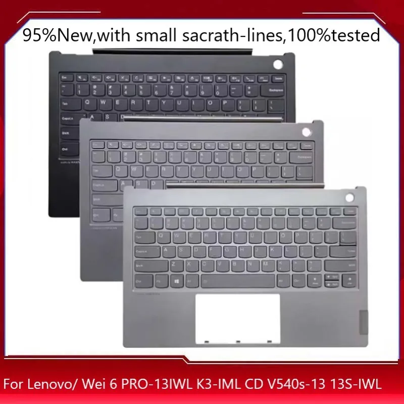 

Новинка 95% г./торг., для Lenovo K3-IWL Pro13, блестящая подставка для клавиатуры с английской раскладкой, верхняя крышка корпуса, 100% Протестировано