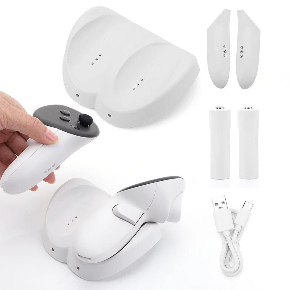 Dual Controller Fast Charging Dock for Meta Quest 3