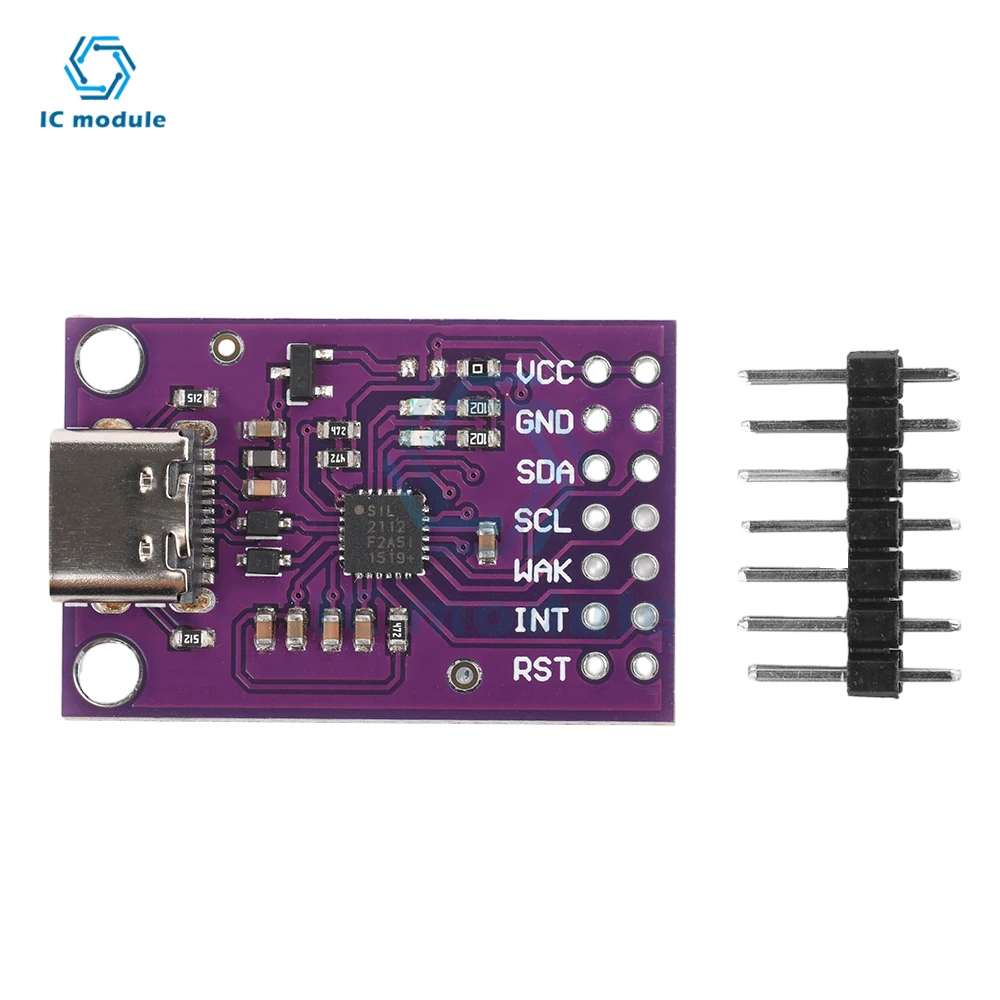 CP2112ModuleUsbToSmbus/I2CUSBToI2CCommunicationModuleCCS811DebuggingBoardType-C-AliExpress502