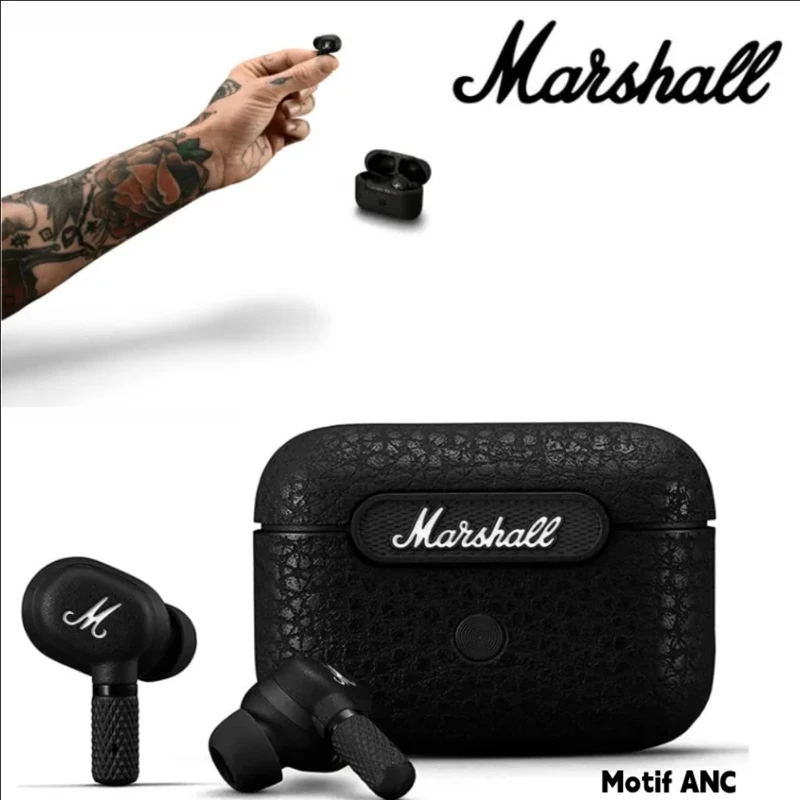 Marshall MOTIF ANC True Bluetooth 5.2 Headphones Active Noise Cancelling  Headphones In-ear Earbuds Waterproof Headset HKversion - AliExpress