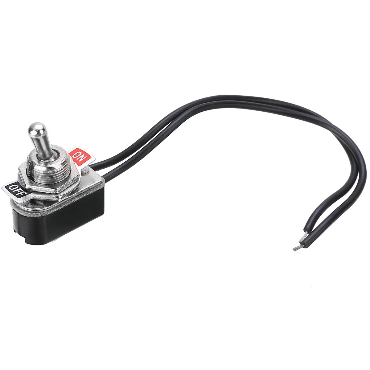 1PC KNS-1 6A 250V AC On-Off Prewired Standard Toggle Switch SPST Contacts Switch with Wire High Quality