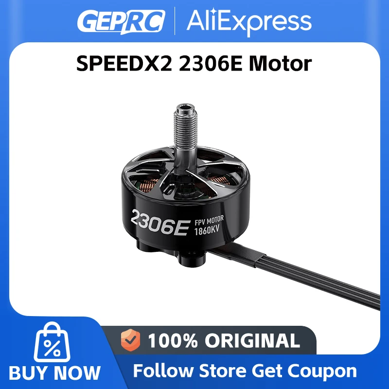 GEPRC SPEEDX2 2306E Motor High Power High Heat Dissipation Compatible ESC 40A for 4-5inch FPV Quads Racing Drone Multicopter
