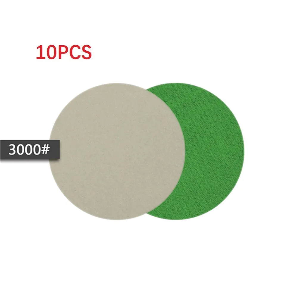10PCS 3 Inch Sanding Discs Pad Wet/Dry Sanding Sandpaper 240-10000# Abrasive Polishing Pad Kit For Rotary Tool Accessories