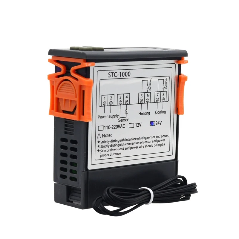LED Digital Thermostat for Temperature Control and Regulation