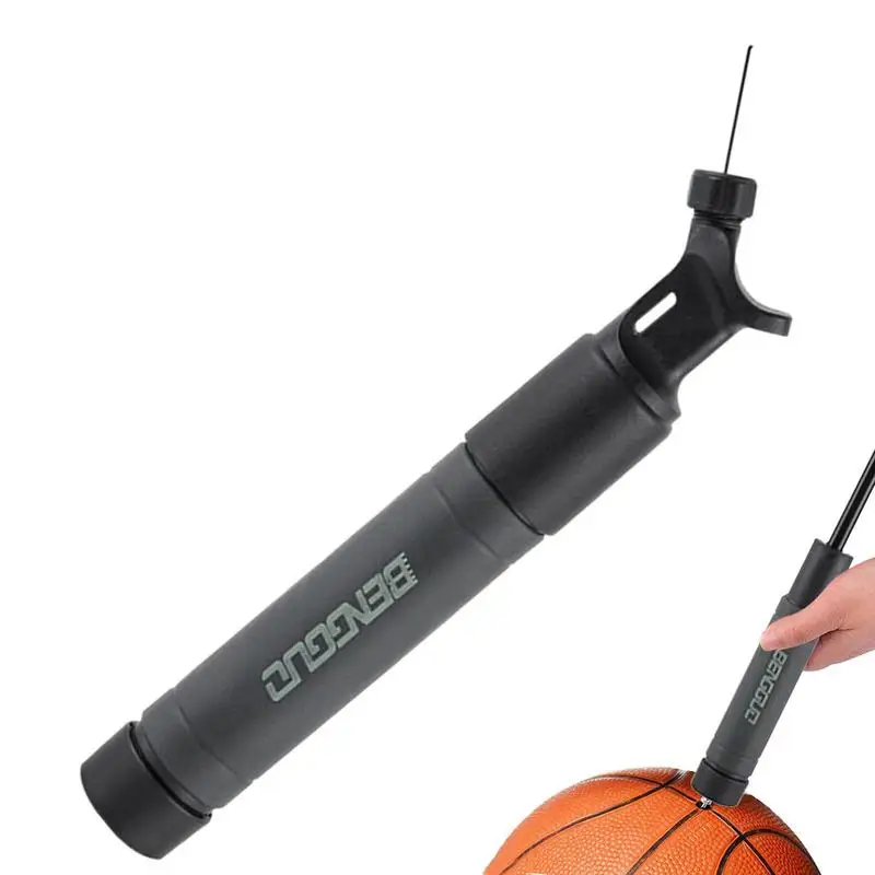 

Flexible Volleyball Football Basketball Pump With Needle Hand Air Pump Ball Inflator Portable Manual Pump