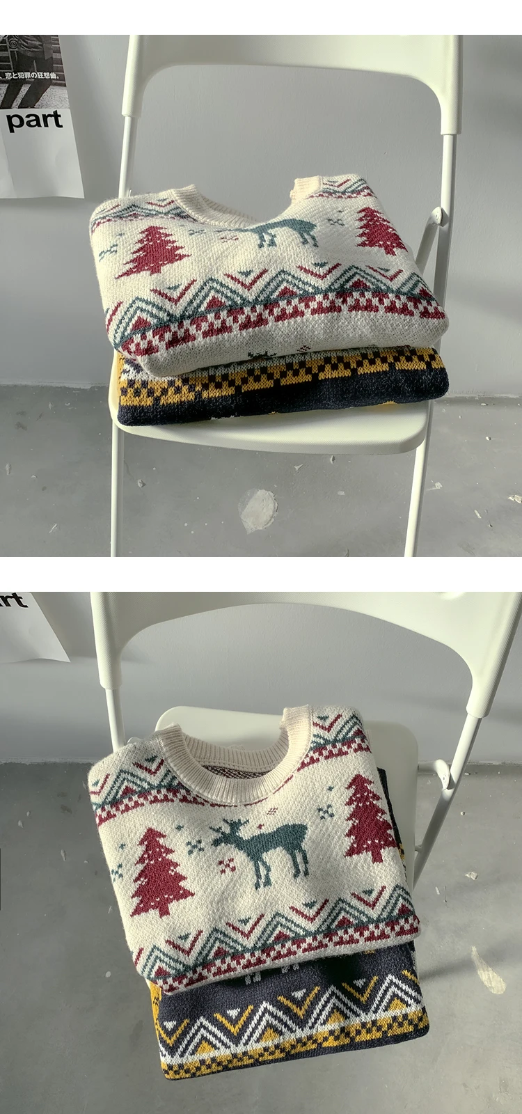 Deer Print Sweater 15