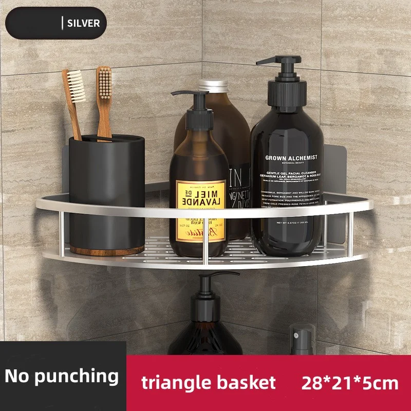 Dropship 2Pcs Corner Shower Caddy Anti-Rust Soap Holder Hanging