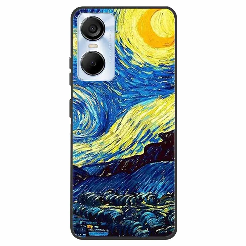 Animal Silicone TPU Soft Phone Case - Protective Wolf & Cat Design