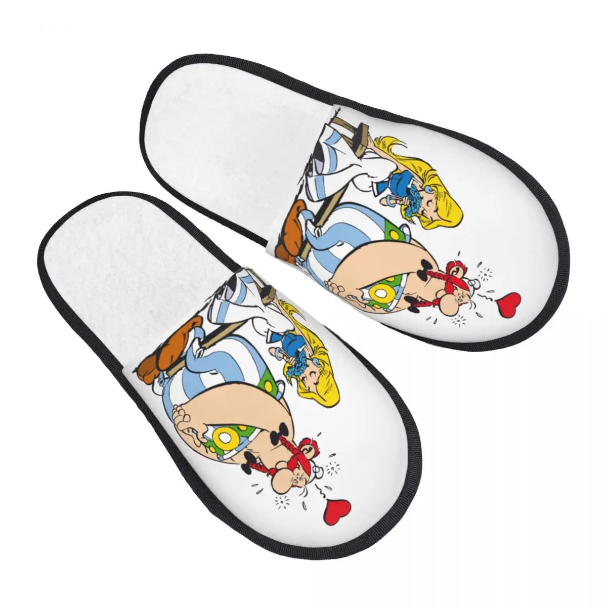 

Obelix Love Comfy Scuff With Memory Foam Slippers Women Adventure Comic Asterix Hotel House Shoes