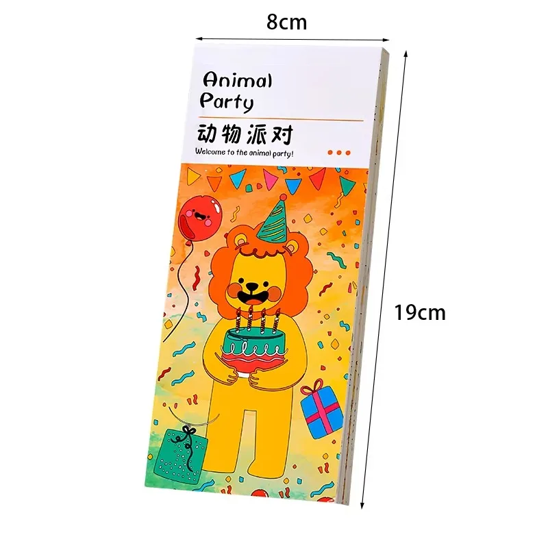 Early Education Watercolor Coloring Book Children's Graffiti Painting with Pigment Tracing Book for Kids Drawing Art Supplies 6