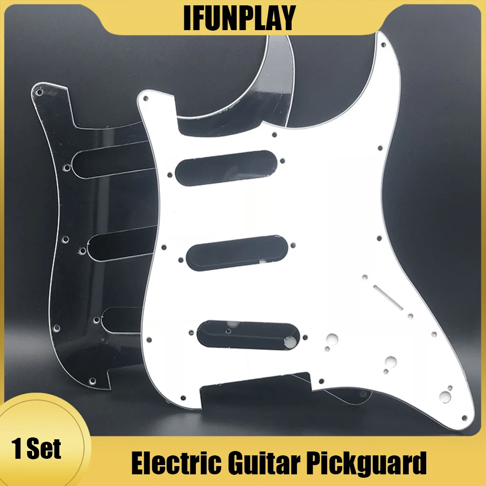 Pickguard pour guitare électrique SSS, protection de guitare FD ST, 11 trous de vis de montage