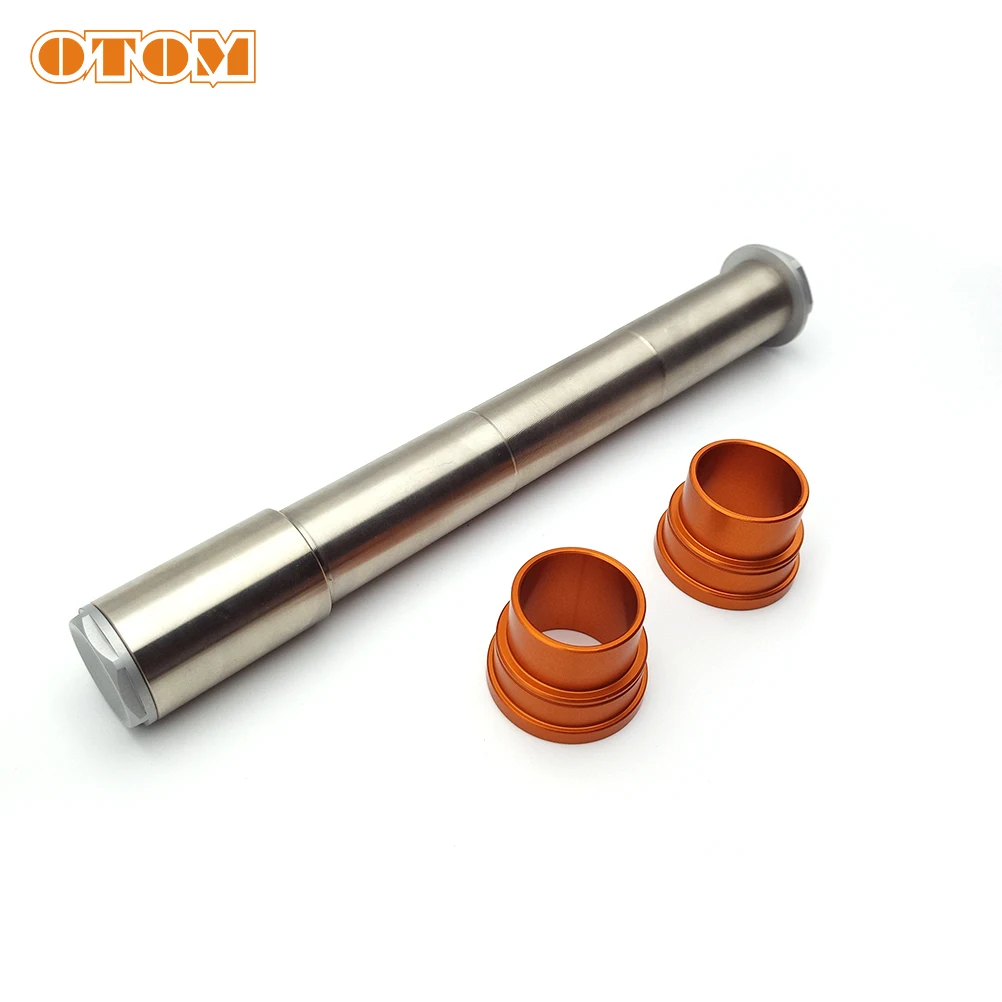 OTOM For KTM HUSQVARNA Motorcycle Front Rear Axle Kit Nut Bushing Liner Fork Wheel Shaft Sliders Cap Crash Protector Swingarm