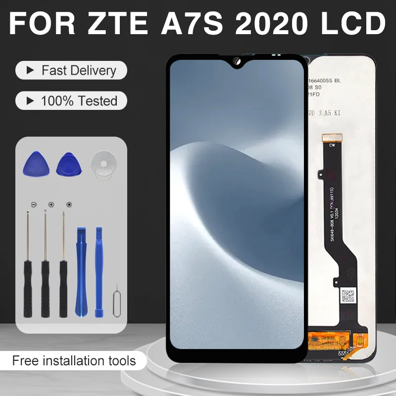 6 5 дюймовый дисплей для ZTE Blade A7S 2020 Lcd кодирующий преобразователь сенсорного