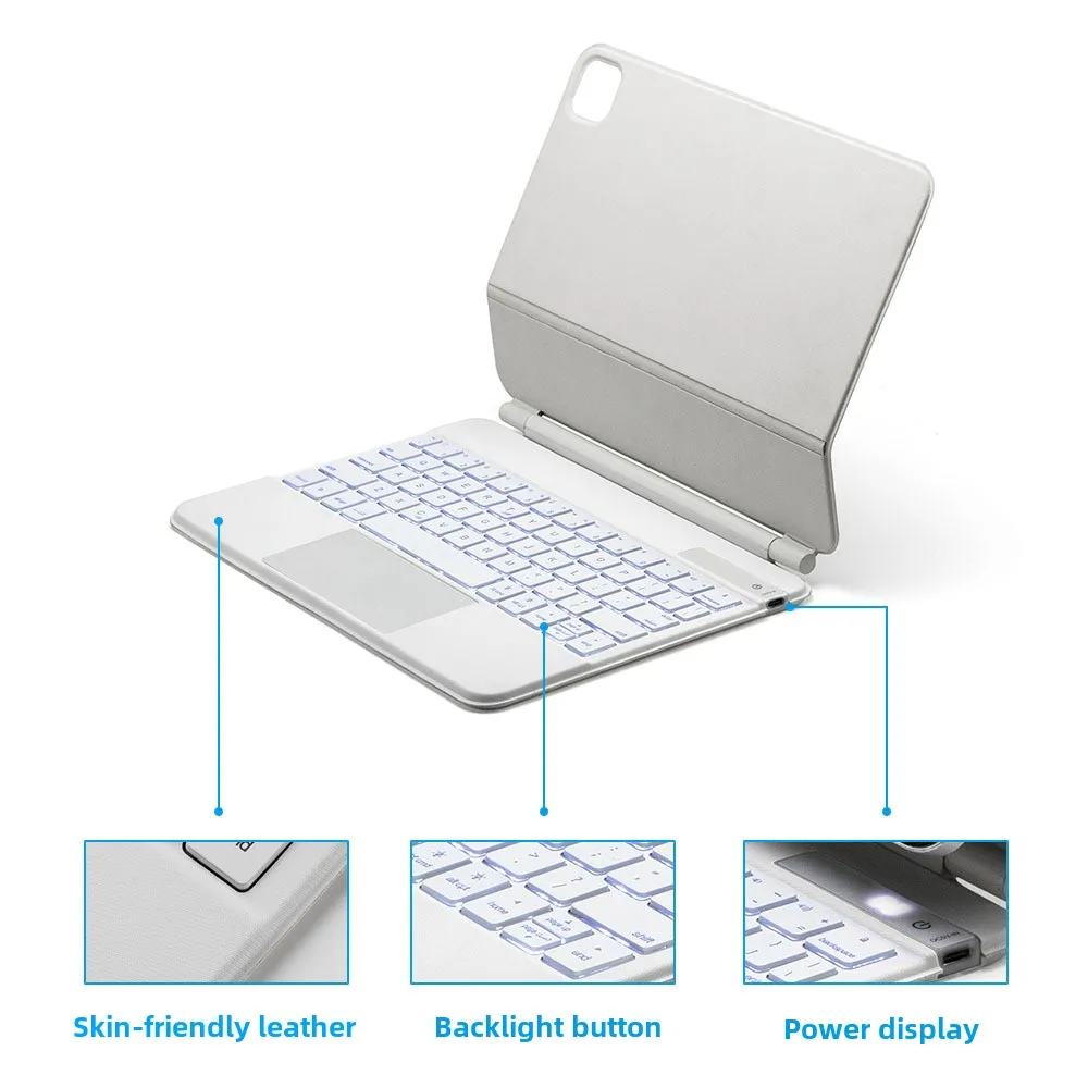 Applicable to iPad11/10.9 inch Miaocun keyboard 10th generation tablet computer magnetic suspension touch Bluetooth keyboard