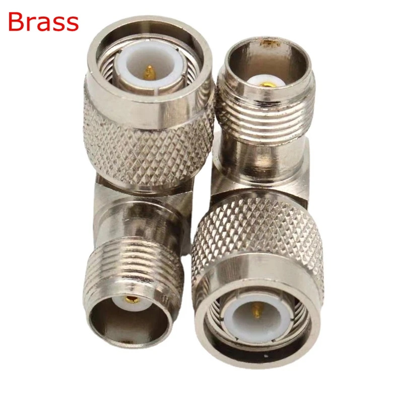 Tnc Macho para Tnc Fêmea 90 Graus Ângulo Direito Conector Tnc Macho para Tnc Fêmea rf Coaxial Alta Quanlity Bronze Niquelado Peças