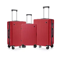 Valise à roulettes unisexe légère avec roues universelles et BLOLock, bagage à main, 20 ", 24", 28 ", 3 pièces 5