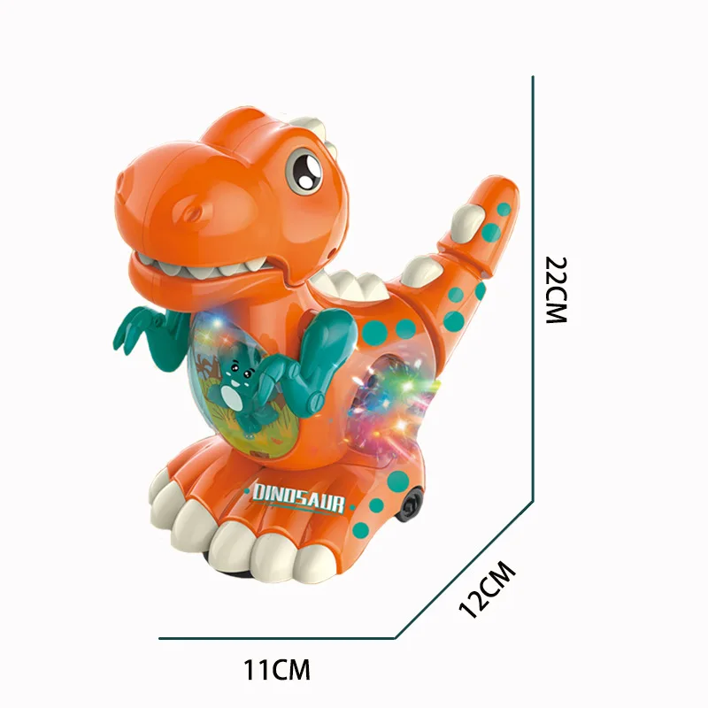 New Walking Dinosaur Electric Toys Model Robot Cartoon Nteractive Electric Animal Light Music Intelligent Toys Gift For Children 6