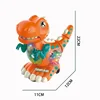 New Walking Dinosaur Electric Toys Model Robot Cartoon Nteractive Electric Animal Light Music Intelligent Toys Gift For Children 6