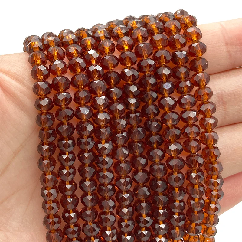 Vibrant Multicolor Faceted Crystal Beads