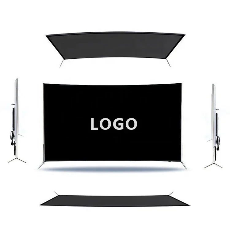 75 Inch Smart TV 4K Ultra HD LED Curved Big Screen Wifi Inteligentes Television - Image 3