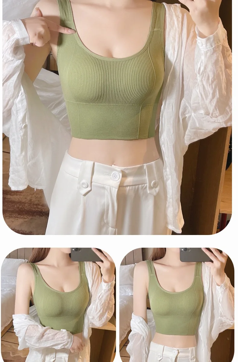 1pcs Women Breathable Sports Bra Female Fitness Top Seamless Yoga Bra Shockproof Crop Top Push Up Sport Bra Lady Gym Workout Top