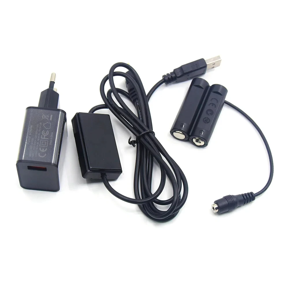 

DR-DC10 DC Coupler ACK-800 AA Dummy Battery 3.15V USB Power Cable+QC 3.0 Quick Charger For Canon A800 A810 A1400 SX150IS SX160IS