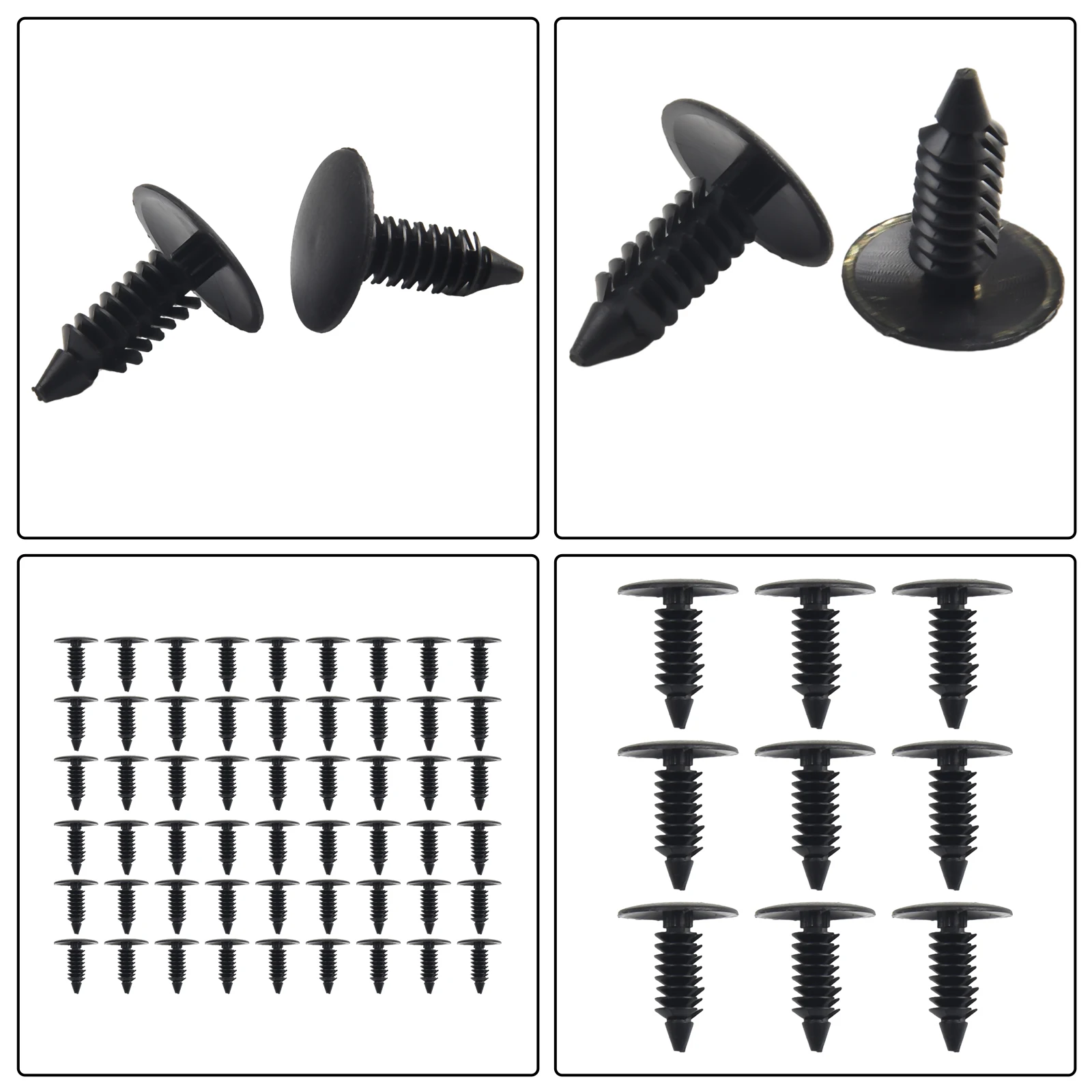 

Brand New Bumper Clips Bumper Clips 388577S 6030441 Black For Auveco For Chrysler For Ford Plastic W705589-S300