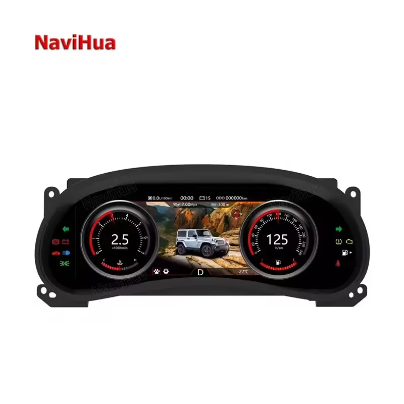 Linux-System-LCD-Dashboard-Speedometer-Multifunction-Digital-Instrument ...