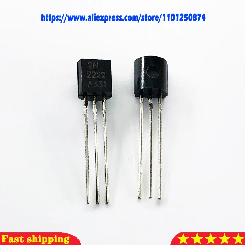 

100 шт. 2N3904 2N3906 2N4403 2N2907 2N4401 2N2222 PN2222 2N5401 2N5551 MJE13002 PN2222A TO-92 TO92 транзистор