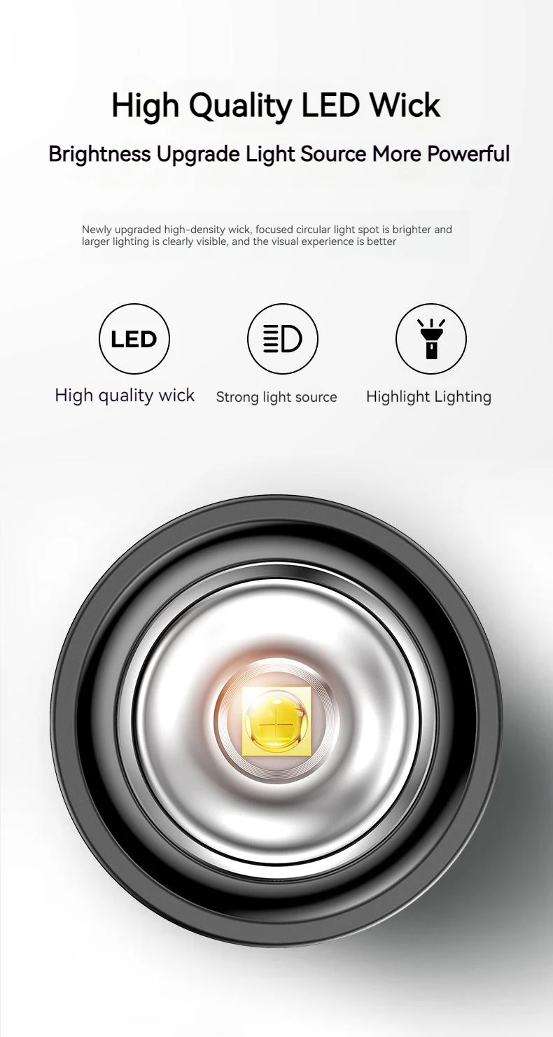 S6353350b49a044e5811e1404134556f3t Philips Lampe de Poche LED Portable – Lampe de Poche Puissante pour Autodéfense, Camping et Randonnée