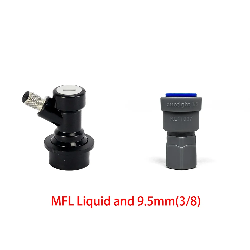Keglandball Lock Keg Disconnect Connettori Per Liquidi/Gas 1/4 ''E Duotight - Ffl X 8Mm(5/16) O 9Mm(5/8)
